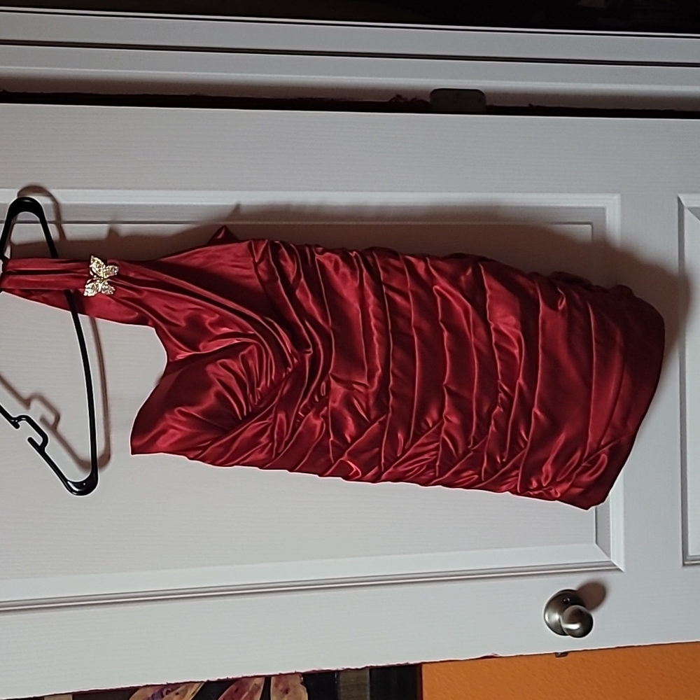 Bisou Bisou size 16 red bodycon dress